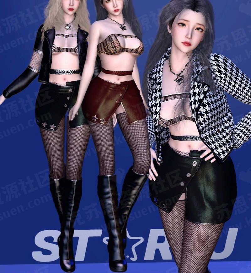 服饰starlu.Modern_Chic_Style-克苏恩资源社区