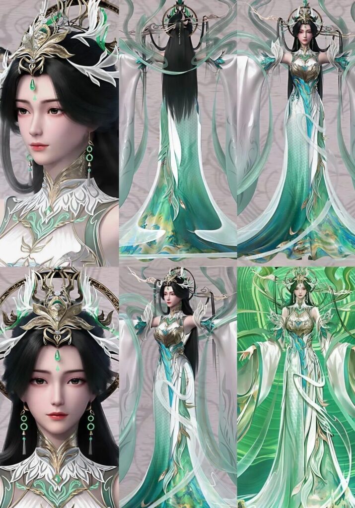 图片[9]-【流程】柳神-无敌道 人物+服饰制作过程证明【完美世界】-克苏恩资源社区